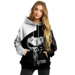 Juventus Skull Punisher Black Hoodie Best Selling