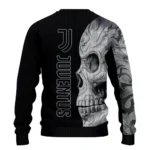 Juventus Skull Swirl Black Sweater Best Selling