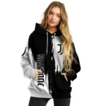 Juventus Splatter Effect Black Hoodie Best Selling