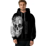 Juventus Sugar Skull Black Hoodie Best Selling