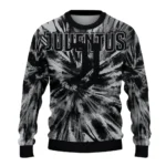 Juventus Tie Dye Designs Black Sweater Best Selling