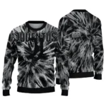 Juventus Tie Dye Designs Black Sweater Best Selling
