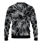 Juventus Tie Dye Designs Black Sweater Best Selling