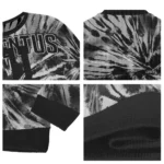 Juventus Tie Dye Designs Black Sweater Best Selling