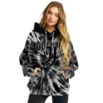 Juventus Tie Dye Pattern Black Hoodie Best Selling