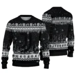 Juventus Tree Pattern Black Sweater Best Selling