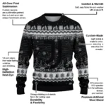 Juventus Tree Pattern Black Sweater Best Selling