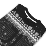 Juventus Tree Pattern Black Sweater Best Selling