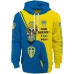 Leeds United Achmed Skull Blue Hoodie Best Selling