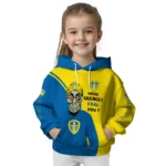 Leeds United Achmed Skull Blue Hoodie Best Selling