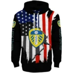 Leeds United American Pride Black Hoodie Best Selling