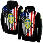Leeds United American Pride Black Hoodie Best Selling