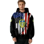 Leeds United American Pride Black Hoodie Best Selling