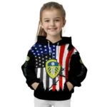 Leeds United American Pride Black Hoodie Best Selling