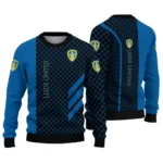 Leeds United Circles Mesh Blue Black Sweater Best Selling