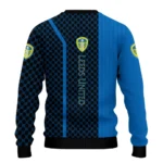 Leeds United Circles Mesh Blue Black Sweater Best Selling
