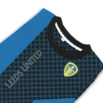 Leeds United Circles Mesh Blue Black Sweater Best Selling