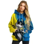 Leeds United Jack Skellington Blue Hoodie Best Selling
