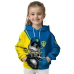 Leeds United Jack Skellington Blue Hoodie Best Selling