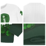 Leeds United St Patrick White Sweater Best Selling