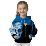 Leeds United Sugar Skull Blue Black Hoodie Best Selling