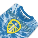 Leeds United Tie Dye Designs Blue Sweater Best Selling