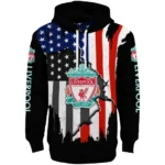 Liverpool American Pride Black Hoodie Best Selling