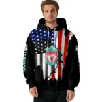Liverpool American Pride Black Hoodie Best Selling