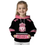Liverpool Awareness Ribbon Black Pink Hoodie Best Selling