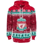 Liverpool Christmas Trees Red Hoodie Best Selling