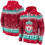 Liverpool Christmas Trees Red Hoodie Best Selling