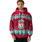 Liverpool Christmas Trees Red Hoodie Best Selling
