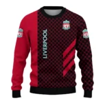 Liverpool Circles Mesh Red Black Sweater Best Selling