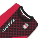 Liverpool Circles Mesh Red Black Sweater Best Selling