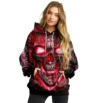 Liverpool Demonic Skull Red Black Hoodie Best Selling