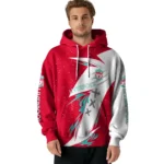 Liverpool Dynamic Slash Red White Hoodie Best Selling