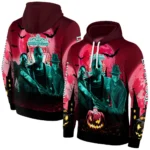Liverpool Halloween Vibes Red Black Hoodie Best Selling