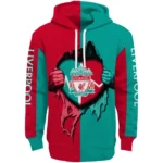 Liverpool Heartbeat Graphic Red Hoodie Best Selling