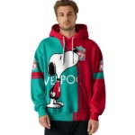 Liverpool Playful Snoopy Red Hoodie Best Selling