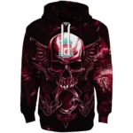 Liverpool Skull Artwork Red Black Hoodie Best Selling