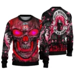 Liverpool Skull Intensity Red Black Sweater Best Selling