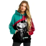 Liverpool Skull Punisher Black Hoodie Best Selling