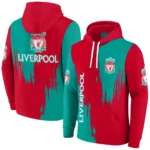 Liverpool Splatter Effect Red Hoodie Best Selling