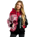 Liverpool Sugar Skull Red Black Hoodie Best Selling