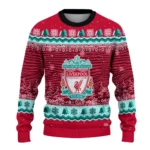 Liverpool Tree Pattern Red Sweater Best Selling