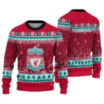 Liverpool Tree Pattern Red Sweater Best Selling