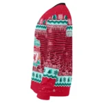 Liverpool Tree Pattern Red Sweater Best Selling