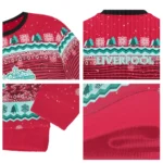 Liverpool Tree Pattern Red Sweater Best Selling