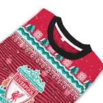 Liverpool Tree Pattern Red Sweater Best Selling
