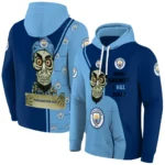 Manchester City Achmed Skull Sky Blue Hoodie Best Selling